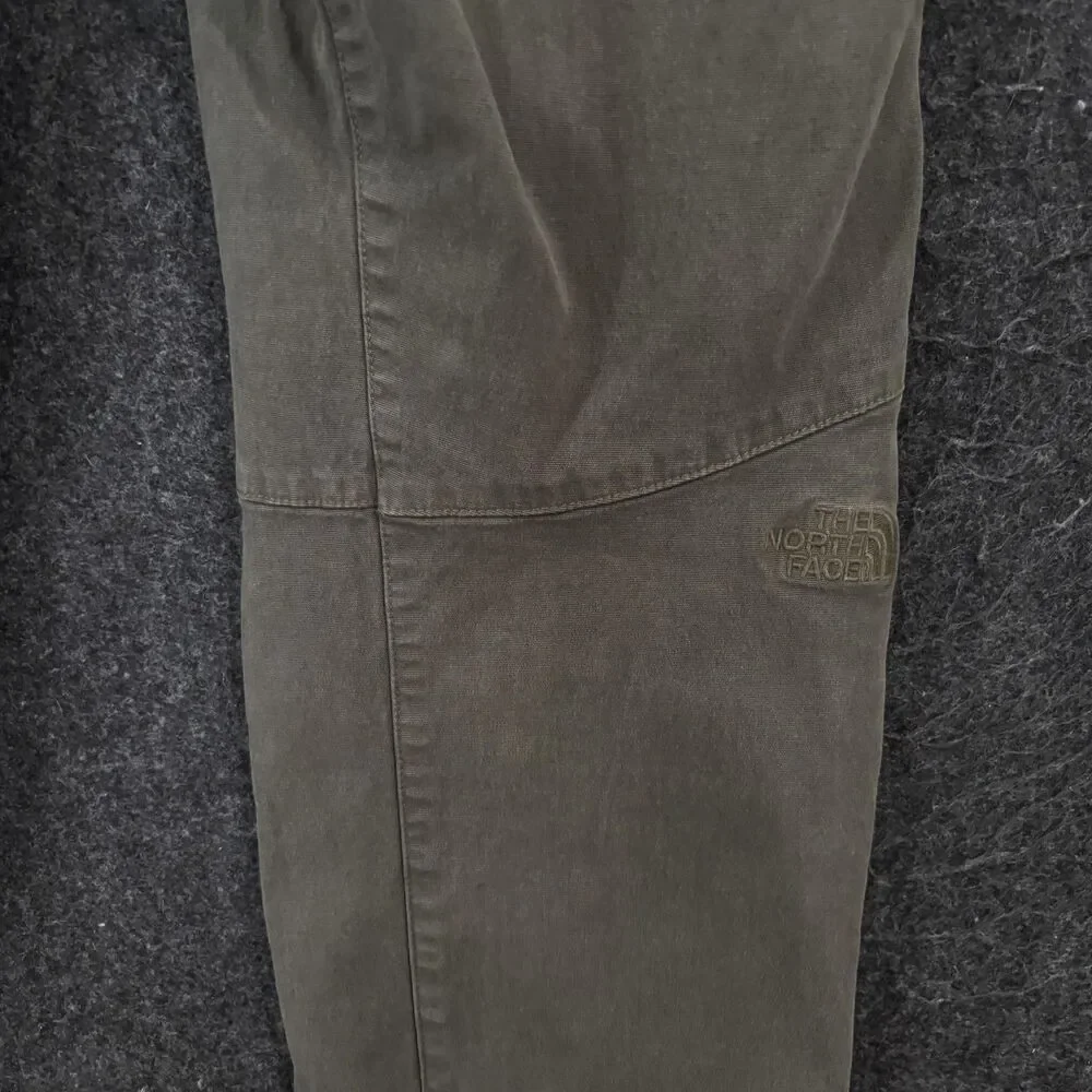The North Face North Dome Pants Men's 32x30 Olive Green Chino Zip Drawcord